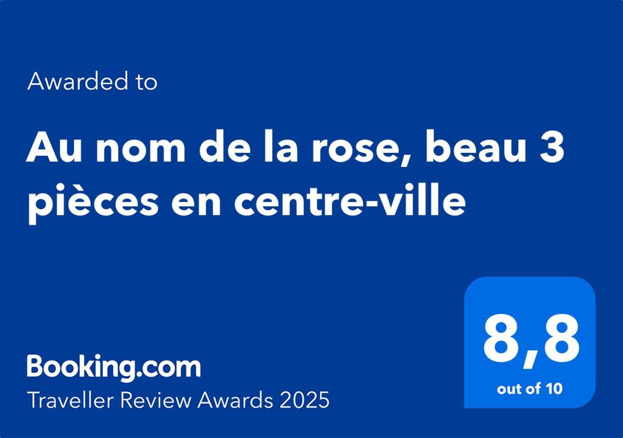 Au Nom De La Rose, Beau 3 Pieces En Centre-ville *